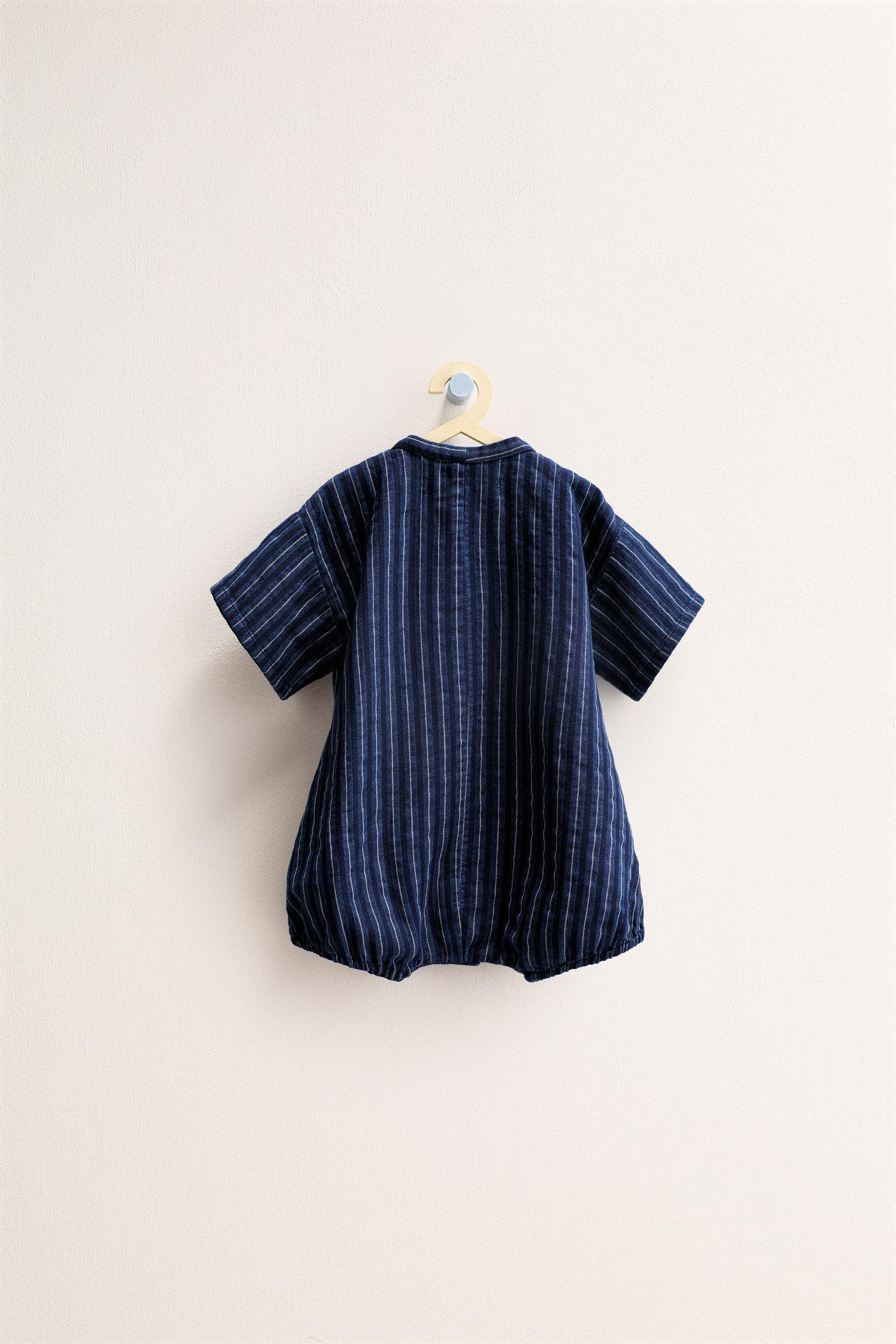 ZARA TIMELESS - BODY KIMONO À RAYURES